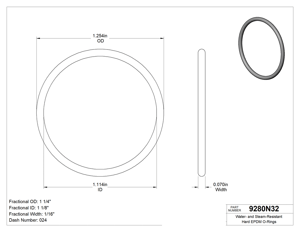 Technical drawing - 9280N32